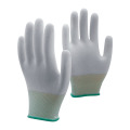 Stock Ready Propósito general Dibujo Pintura Engrosar los guantes de trabajo de seguridad de jardinería de jardinería blanca